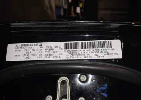 2014 Ram 1500 Express из США, поврежденный, VIN 1C6RR7KT2ES380958